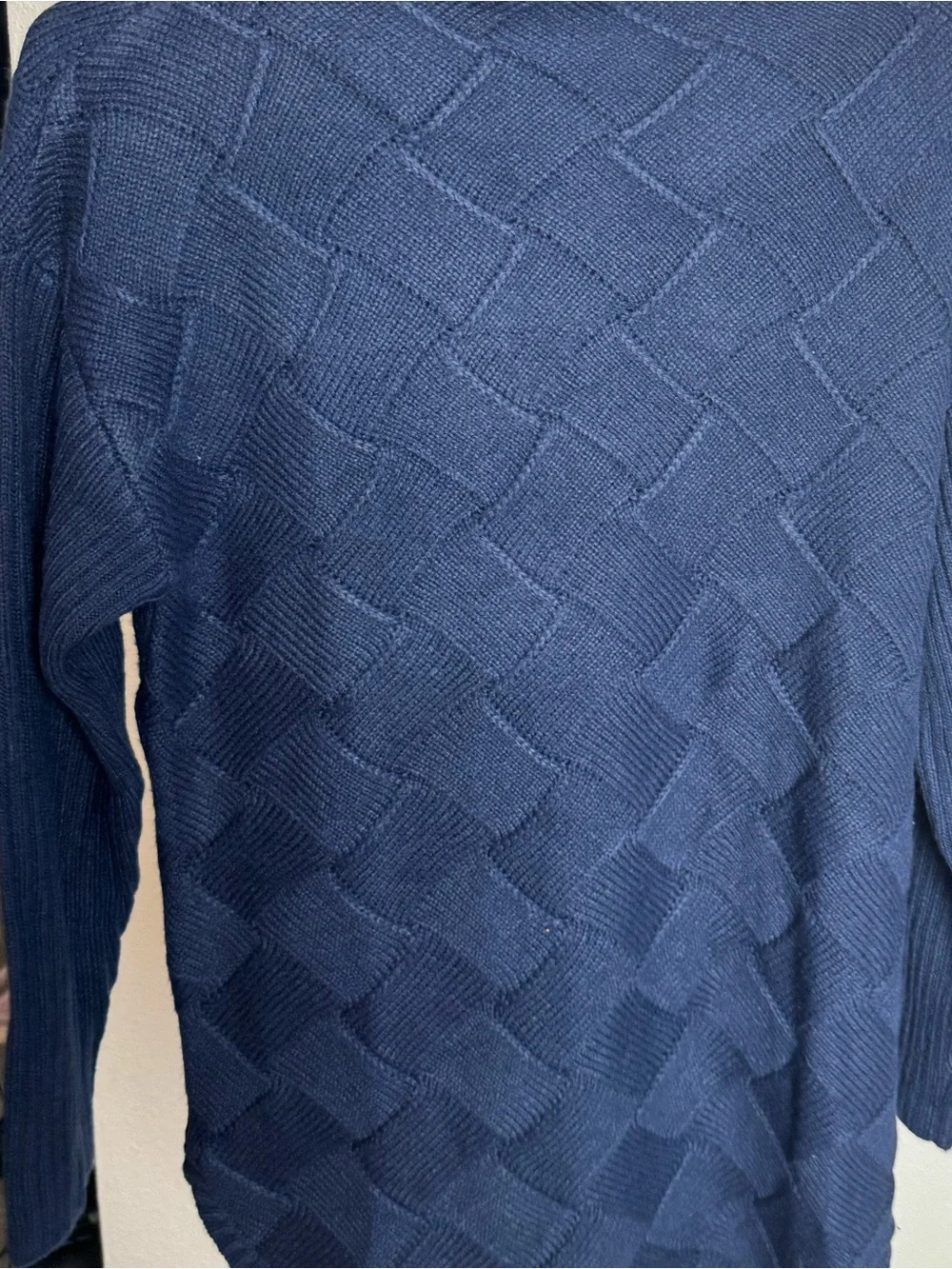 Coldwater Creek Men's Navy Turtleneck Sweater